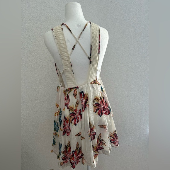 Free People Multicolor Floral Backless Dress - Picture 4 of 10
